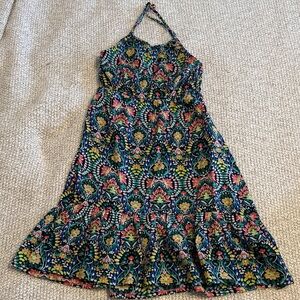 Old Navy Navy Floral Dress